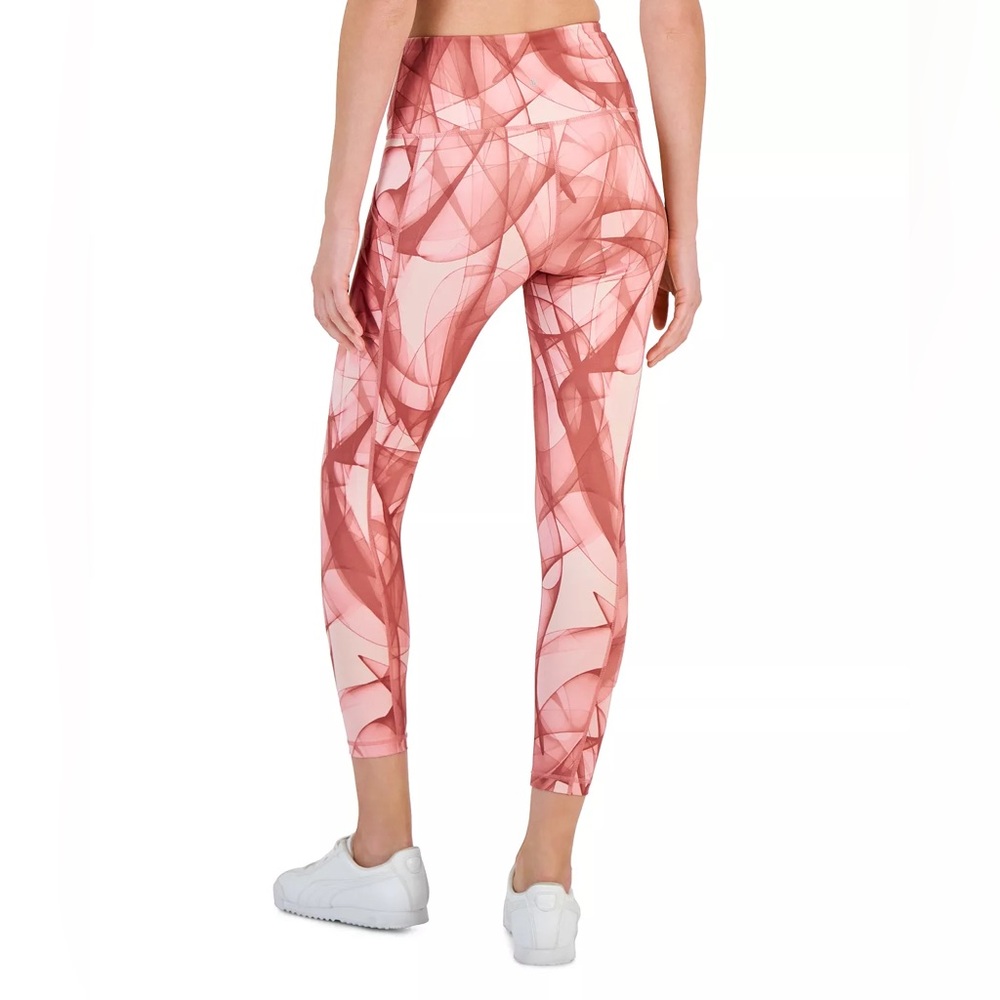 NWT Petite Women's Swirling Smoke 7/8 Leggings PL - Picture 2 of 5